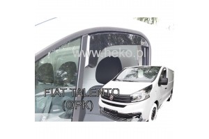 Heko Σετ Ανεμοθραύστες Μπροστινοί για Opel Vivaro Fiat Talento Renault Trafic 2τμχ