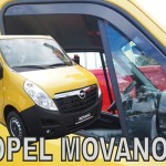 Heko Σετ Ανεμοθραύστες Μπροστινοί για Opel Movano Renault Master Nissan NV400 2τμχ