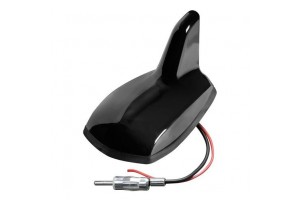 Κεραια Καρχαριας AERO-FIN 7 12V Μαυρη AM/FM Με Ενισχυτη Σηματος 68x116x66mm