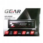 Gear GR-200P Ηχοσύστημα Αυτοκινήτου Universal 1DIN (Bluetooth/USB/AUX)