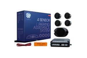 Συστημα Παρκαρισματος 9-15V Με 4 Αισθητηρες (ΜΑΥΡΟ) 18mm Και Buzzer (ΜΟΝΟ ΗΧΟΣ) M-TECH