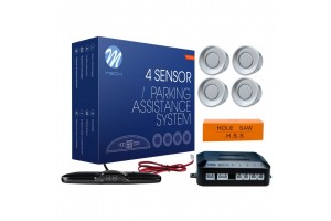 Συστημα Παρκαρισματος 12V Με 4 Αισθητηρες (ΑΣΗΜΙ) 21,5mm Και Slim Ψηφιακη Οθονη (120 X 33 X 16mm) M-TECH