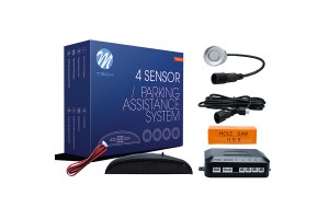 Συστημα Παρκαρισματος 9-15 V Με 4 Διαιρουμενους Αισθητηρες (ΑΣΗΜΙ) 21,5mm Και Οθονη M-TECH
