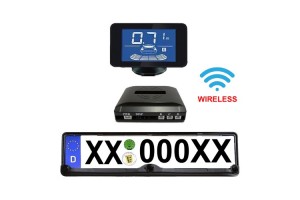 Συστημα Παρκαρισματος Ασυρματο Σε Πλαισιο Πινακιδας Με 3 Αισθητηρες & Οθονη Lcd (ΜΕ Φις ΑΝΑΠΤΗΡΑ)