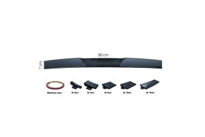 Simoni Racing Αυτοκόλλητο Αυτοκινήτου 88 x 7cm σε Μαύρο Χρώμα