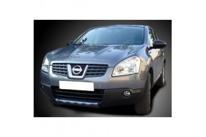 Nissan Qasηqai  J10 2007 - 2009 Εμπρος Spoiler Aσημι Πλaστικο