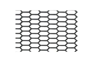 Lampa Σίτα Πλαστική Μαύρη Κυψελωτή Large 15x35mm 120x40cm