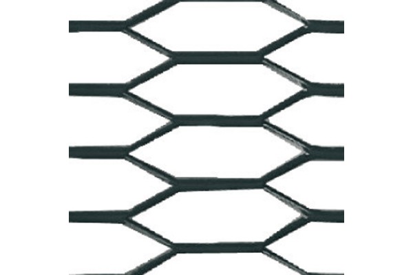 Lampa Hexagon Σίτα Αλουμινίου Μαύρη 100x33cm