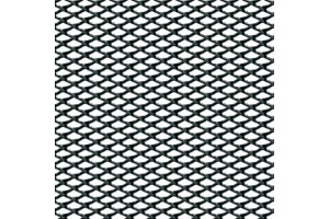 Lampa Σίτα Μαύρη Small 120X20cm