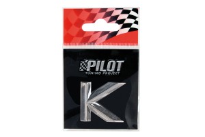 Αυτοκολλητο Γραμμα 3D "Κ" ΤΥΡΕ-2 26mm