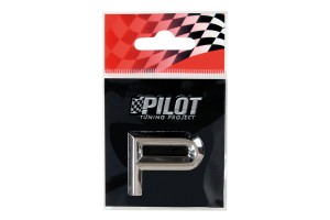 Lampa Αυτοκόλλητο Γράμμα Αυτοκινήτου Χρωμίου 3D "P" 2.6cm