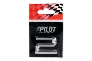 Αυτοκολλητο Γραμμα 3D "2" ΤΥΡΕ-2 26mm