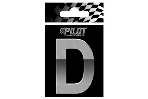 Αυτοκολλητο Γραμμα 3D "D" ΤΥΡΕ-4 70mm