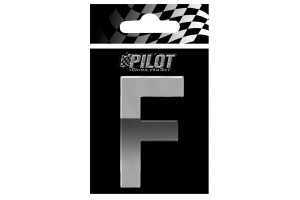 Αυτοκολλητο Γραμμα 3D "F" ΤΥΡΕ-4 70mm