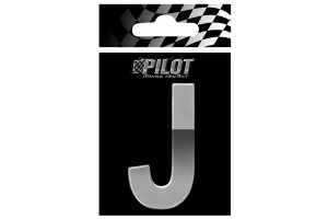 Αυτοκολλητο Γραμμα 3D "J" ΤΥΡΕ-4 70mm