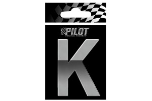 Αυτοκολλητο Γραμμα 3D "K" ΤΥΡΕ-4 70mm