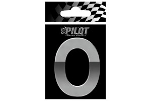 Αυτοκολλητο Γραμμα 3D "Ο" ΤΥΡΕ-4 70mm