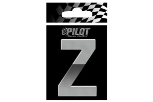 Αυτοκολλητο Γραμμα 3D "Ζ" ΤΥΡΕ-4 70mm