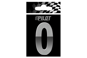 Αυτοκολλητο Γραμμα 3D "0" ΤΥΡΕ-4 70mm