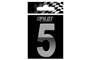 Αυτοκολλητο Γραμμα 3D "5" ΤΥΡΕ-4 70mm