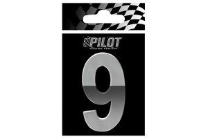 Αυτοκολλητο Γραμμα 3D "9" ΤΥΡΕ-4 70mm