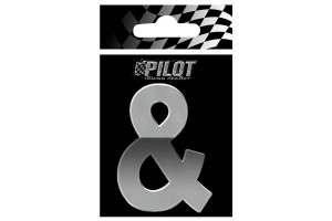 Αυτοκολλητο Συμβολο 3D "&" ΤΥΡΕ-4 70mm