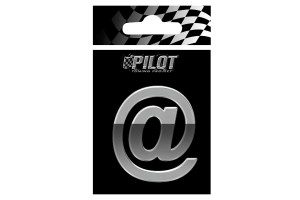 Αυτοκολλητο Συμβολο 3D "@" ΤΥΡΕ-4 70mm