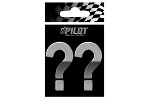 Αυτοκολλητο Συμβολο 3D "??" ΤΥΡΕ-4 70mm