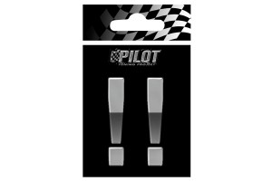 Αυτοκολλητο Συμβολο 3D "!!" ΤΥΡΕ-4 70mm