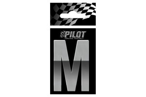 Lampa Αυτοκόλλητο Γράμμα Αυτοκινήτου Χρωμίου 3D "M" 5.6cm