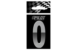 Αυτοκολλητο Γραμμα 3D "0" ΤΥΡΕ-5 56mm