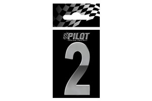 Αυτοκολλητο Γραμμα 3D "2" ΤΥΡΕ-5 56mm