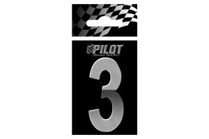 Αυτοκολλητο Γραμμα 3D "3" ΤΥΡΕ-5 56mm