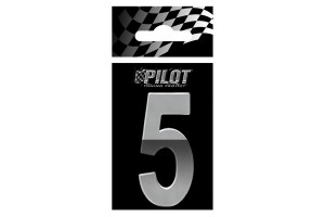 Αυτοκολλητο Γραμμα 3D "5" ΤΥΡΕ-5 56mm