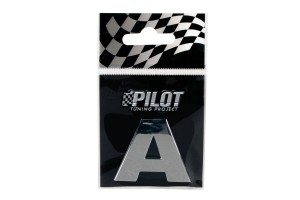 Lampa Αυτοκόλλητο Γράμμα Αυτοκινήτου Χρωμίου 3D "A" 2.8cm