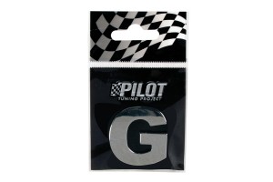 Lampa Αυτοκόλλητο Γράμμα Αυτοκινήτου Χρωμίου 3D "G" 2.8cm