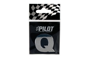 Lampa Αυτοκόλλητο Γράμμα Αυτοκινήτου Χρωμίου 3D "Q" 2.8cm