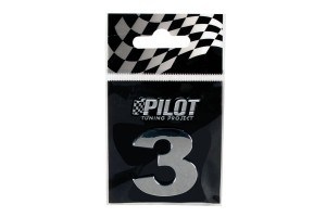 Αυτοκολλητο Γραμμα 3D "3" ΤΥΡΕ-3 28mm