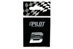 Lampa Αυτοκόλλητο Γράμμα Αυτοκινήτου Χρωμίου 3D "B" 1.8cm