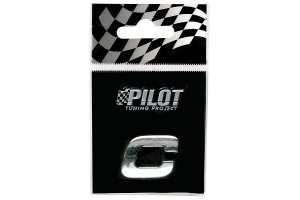 Lampa 3D "C" Type 1 Αυτοκόλλητο Γράμμα Αυτοκινήτου Χρωμίου 1.8cm