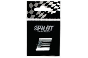 Lampa Αυτοκόλλητο Γράμμα Αυτοκινήτου Χρωμίου 3D "E" 1.8cm