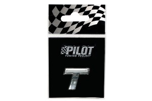 Lampa Αυτοκόλλητο Γράμμα Αυτοκινήτου Χρωμίου 3D "T" 1.8cm