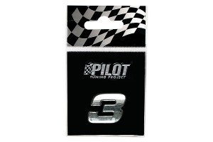 Αυτοκολλητο Αριθμος 3D TYPE-1 (3) 18mm