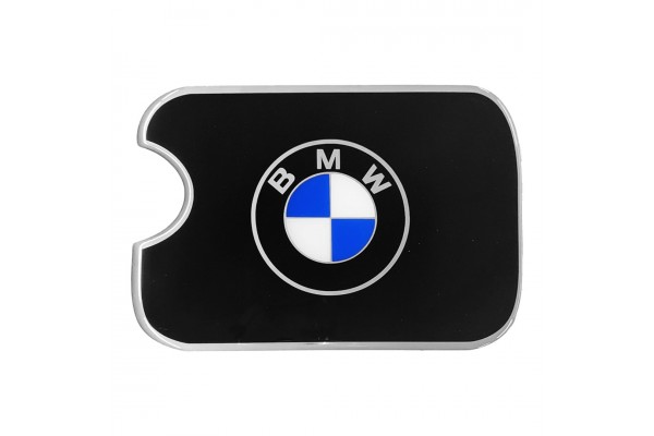 BMW Σειρα 3 E36 3D/4D/5D 1991>1998 Αυτοκολλητο Ταπας Ρεζερβουαρ 17,3 Χ 11,8 cm ΜΑΥΡΟ/ΧΡΩΜΙΟ Με Επικαλυψη Εποξειδικης Ρυτινης (ΥΓΡΟ ΓΥΑΛΙ) - 1 ΤΕΜ.