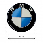 BMW Αυτοκολλητο Σημα Καπω Σμαλτου 7,4 cm