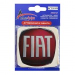 Americat Αυτοκόλλητο Σήμα Fiat 8 x 8.8cm για Πορτμπαγκάζ Αυτοκινήτου σε Κόκκινο Χρώμα
