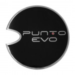 Race Axion Αυτοκόλλητο Σήμα Fiat Punto Evo 5D 2009 για Τάπα Βενζίνης Αυτοκινήτου σε Μαύρο Χρώμα