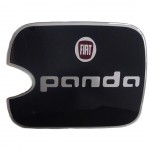 Race Axion Αυτοκόλλητο Σήμα Fiat Panda 2001-2018 για Τάπα Βενζίνης Αυτοκινήτου σε Μαύρο Χρώμα