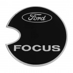 Ford Focus 3D/5D 2005>2007 Αυτοκολλητο Ταπας Ρεζερβουαρ 15,4cm ΜΑΥΡΟ/ΧΡΩΜΙΟ Με Επικαλυψη ΕΠΟΞ. Ρυτινης