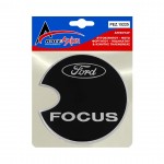 Ford Focus 3D/5D 2005>2007 Αυτοκολλητο Ταπας Ρεζερβουαρ 15,4cm ΜΑΥΡΟ/ΧΡΩΜΙΟ Με Επικαλυψη ΕΠΟΞ. Ρυτινης